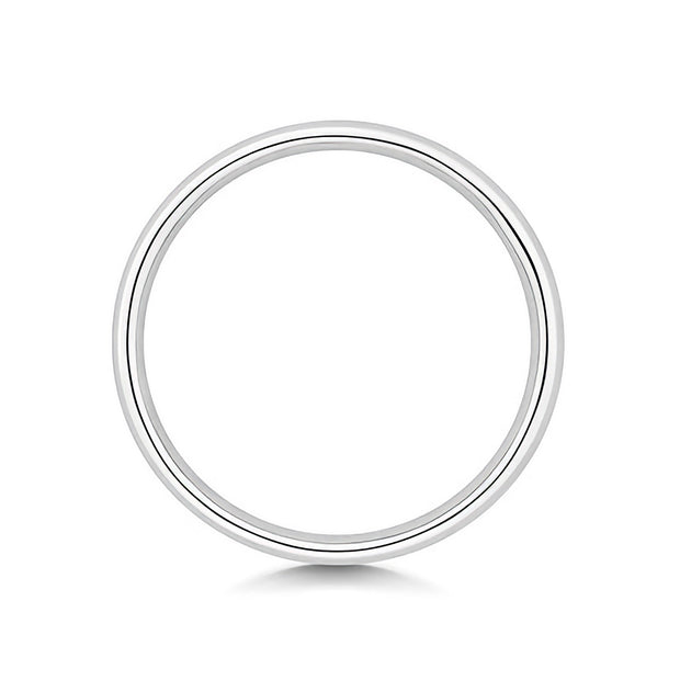 H VS2 Diamond Platinum Wedding Band