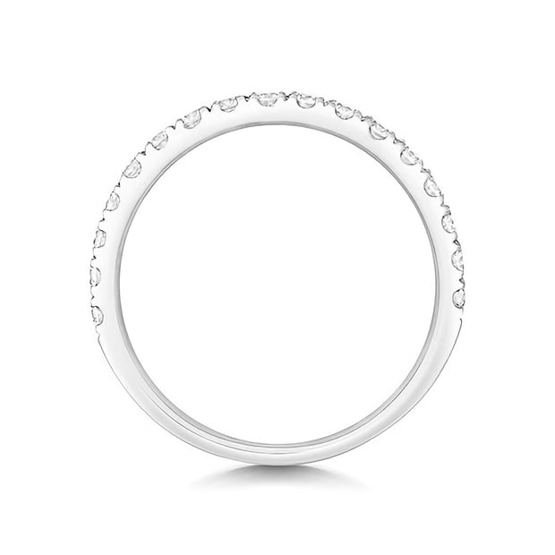 G VS Diamond Platinum Wedding Band