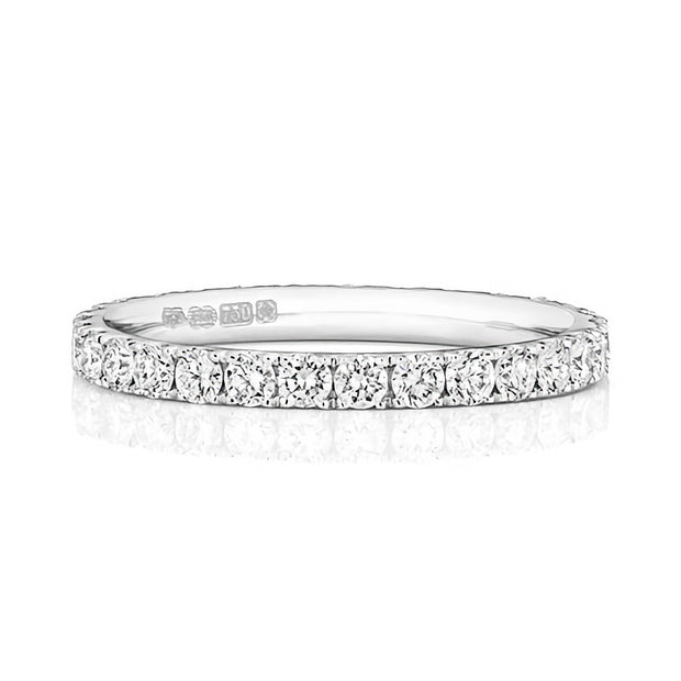 G VS Diamond Platinum Wedding Band
