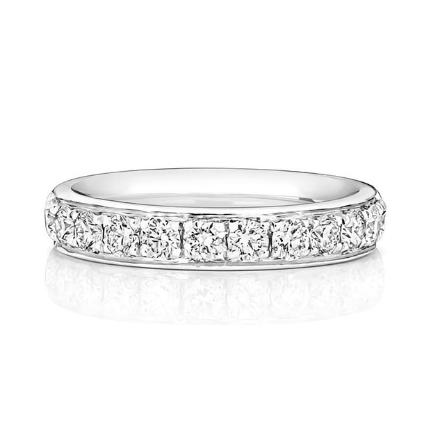 G SI1 Diamond Platinum Wedding Band