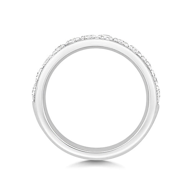 G SI1 Diamond Platinum Wedding Band
