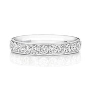 G SI1 Diamond Platinum Wedding Band