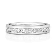 G VS Diamond Platinum Wedding Band