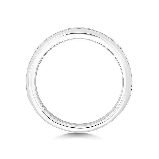 G VS Diamond Platinum Wedding Band