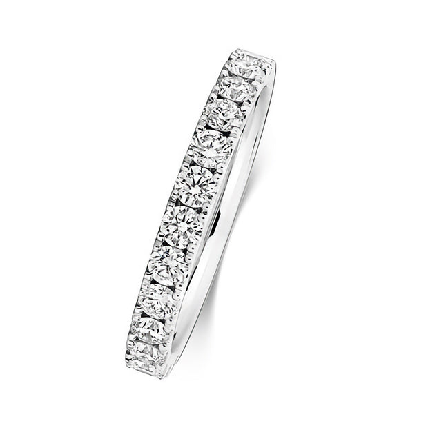G VS Diamond Platinum Wedding Band