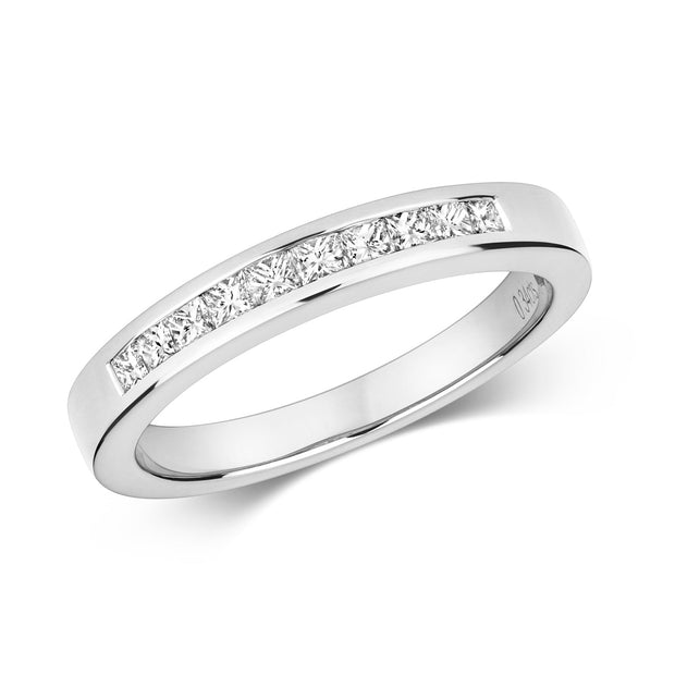 Diamond Ring in 18K White Gold