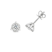 Diamond Earring in 18K White Gold