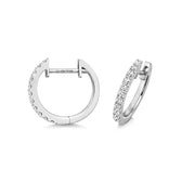 Diamond Earring in 18K White Gold
