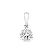 Diamond Pendant in 18K White Gold
