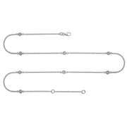 Diamond Necklace in 18K White Gold