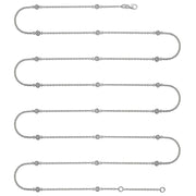 Diamond Necklace in 18K White Gold