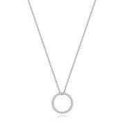 Diamond Necklace in 18K White Gold
