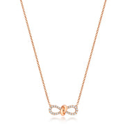 Diamond Necklace in 18K Rose Gold