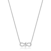 Diamond Necklace in 18K White Gold