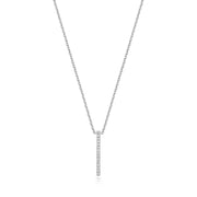 Diamond Necklace in 18K White Gold