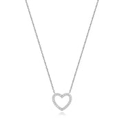 Diamond Necklace in 18K White Gold