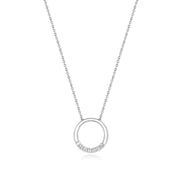 Diamond Necklace in 18K White Gold