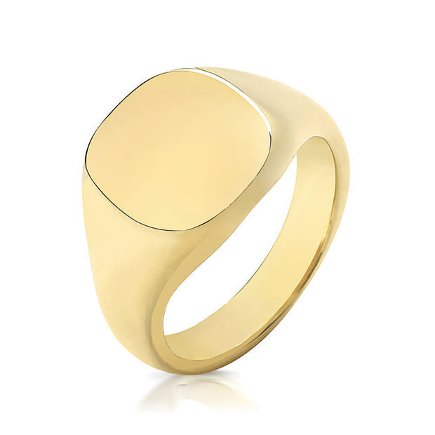 Heavy Weight Cush Signet Ring