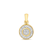 Diamond Pendant in 9K Gold