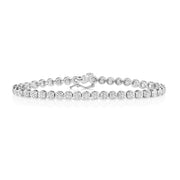Diamond Bracelet in 9K White Gold