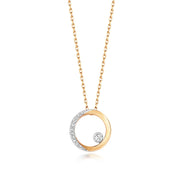 Diamond Necklace in 9K Gold