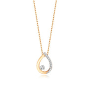Diamond Necklace in 9K Gold