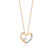 Diamond Necklace in 9K Gold