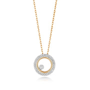Diamond Necklace in 9K Gold