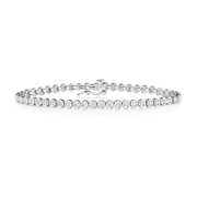 Diamond Bracelet in 9K White Gold