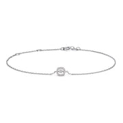 Diamond Bracelet in 9K White Gold