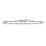 Diamond Bracelet in 9K White Gold