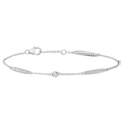 Diamond Bracelet in 18K White Gold