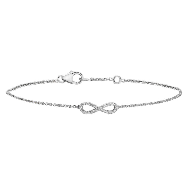 Diamond Bracelet in 18K White Gold