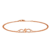 Diamond Bracelet in 18K Rose Gold