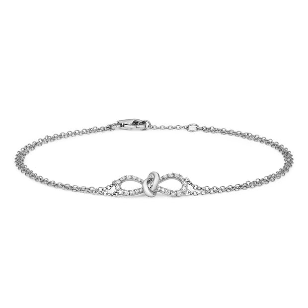 Diamond Bracelet in 18K White Gold