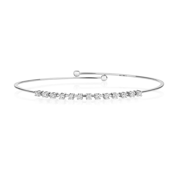 Diamond Bracelet in 18K White Gold