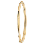 9K Yellow Gold Ladies' Hinged Bangle | Charmé