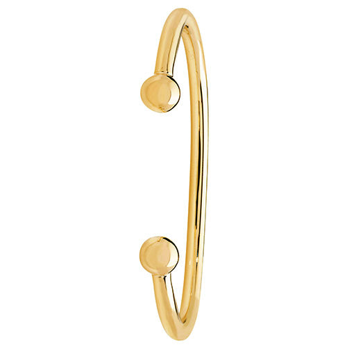 9K Yellow Gold Ladies' Solid Torc Bangle | Charmé
