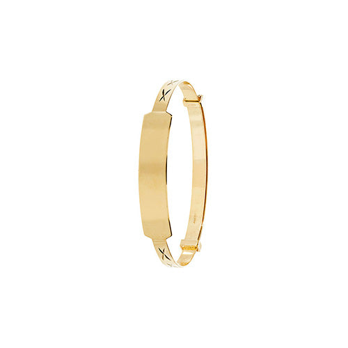 Babies' ID Bangle in 9K Gold