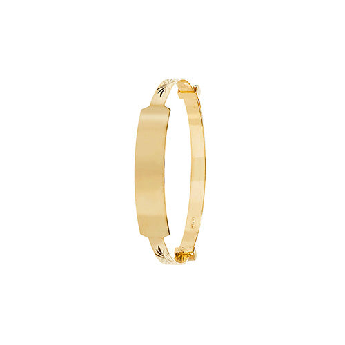 Babies' ID Bangle in 9K Gold