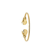 9K Yellow Gold Babies' Boxing Glove Bangle | Charmé