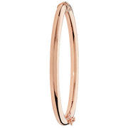 9K Rose Gold Ladies' Hinged Bangle