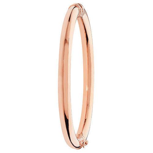 9K Rose Gold Ladies' Hinged Bangle | Charmé