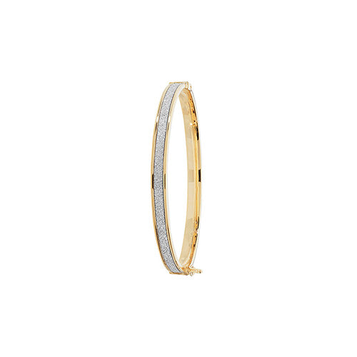 9K Yellow Gold Babies' Hinged Bangle | Charmé
