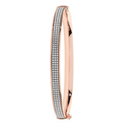 9K Rose Gold Ladies' Hinged Bangle