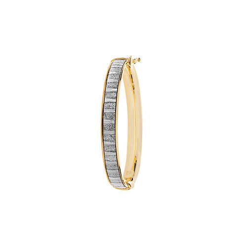 9K Yellow Gold Babies' Hinged Bangle | Charmé