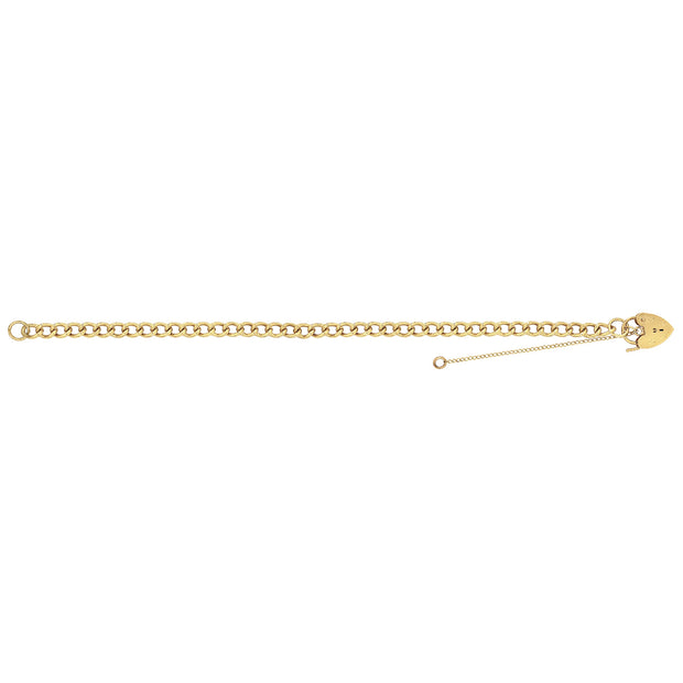 9K Yellow Gold Ladies' 7.5 Inches Charm Bracelet | Charmé
