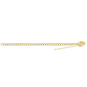9K Yellow Gold Ladies' 7.5 Inches Charm Bracelet | Charmé