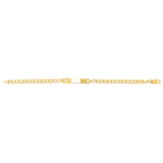9K Yellow Gold ID Bracelet | Charmé