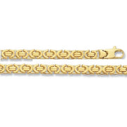 9K Yellow Gold Byzantine Chain